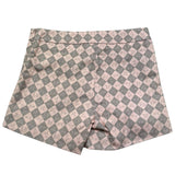 Trussardi Short Fantasia Quadri con Zip per Bambina TGP26057SH ROSA TRUSSARDI 