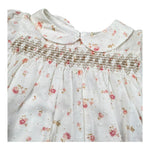 Wedoble Abito Mezza Manica Tinta Unita Stampa Floreale per Bambina V2502704A BIANCO WEDOBLE 