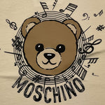 MOSCHINO t-shirt tinta unita con stampa Beige per Bambina H0M058 BEIGE MOSCHINO 