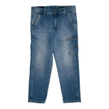 Dondup Jeans einfarbig mit blauen Taschen für Jungen