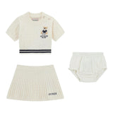 Guess Completo 3 Pezzi Maglia-Gonna-Mutandina per Neonata A5RG13Z37L1 PANNA GUESS 
