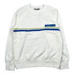 Moschino Felpa Chiusa Girocollo Tinta Unita con Logo per Bambino HUF09M BIANCO MOSCHINO 