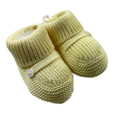 Zweifarbige gelbe Babyschuhe „Little Bear“
