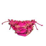 F**K Costume Modello Slip Tinta Unita con Stampa per Neonata FJ25B4A14BBX64 FUXIA F**K 