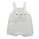 Wedoble Salopette Tinta Unita con Taschino per Neonato V24033035B BIANCO WEDOBLE 