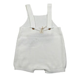 Wedoble Salopette Tinta Unita con Taschino per Neonato V24033035B BIANCO WEDOBLE 