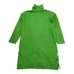 TO be too abito in maglia tinta unita collo alto Verde per Bambina TBT2453V VERDE TO be too 