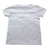 Mousse Kinder T-Shirt Rundhals Einfarbig mit Print Weiß Für Mädchen