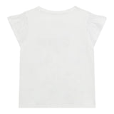 Guess T-Shirt Tinta Unita con Stampa per Bambina K5RI14K6YW4 BIANCO GUESS 