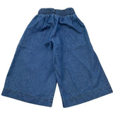Le Bebe Pantalone In Denim Tinta Unita Modello Palazzo per Neonata LBG6416 BLU LE BEBE 
