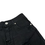 Aniye By Girl Short In Denim tinta unita Nero per Bambina P11115039 NERO ANIYE BY GIRL 