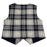 MINI BANDA gilet fantasia quadri Blu per Neonato 35688 BLU MINI BANDA 