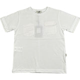 Paolo Pecora T-Shirt Girocollo Tinta Unita con Taschini per Bambino PP4351 BIANCO PAOLO PECORA 