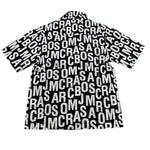 MARC JACOBS camicia mezza manica tinta unita con loghi Nero per Bambino W60209 NERO MARC JACOBS 