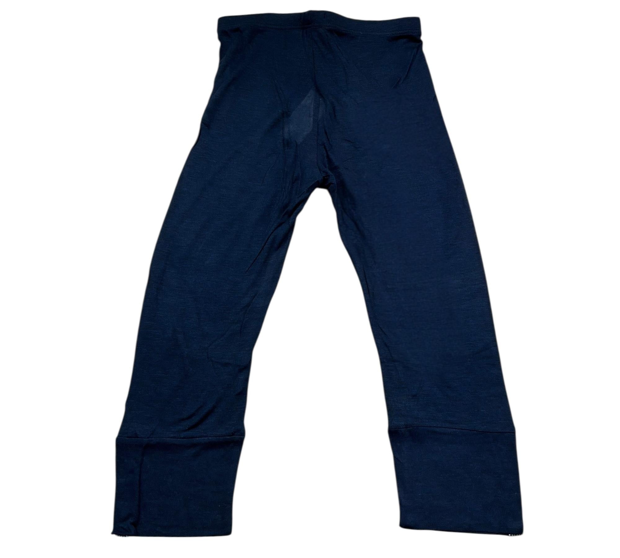 Monnalisa Leggins Tinta Unita con Brillantini per Bambina 111411AC BLU MONNALISA 