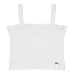 Guess Top Tinta Unita con Logo per Bambina J5GH01WG5S2X BIANCO GUESS 
