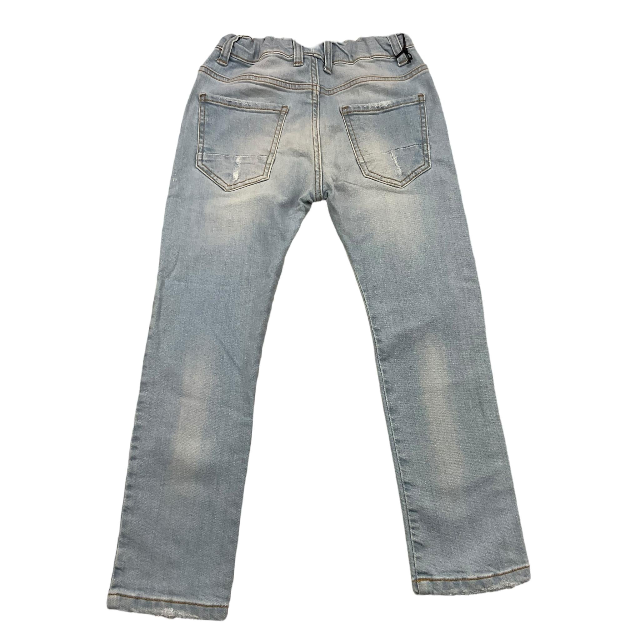 ALEXANDER KIM 47 jeans tinta unia con girovita regolabile Azzurro per Bambino JBALVIN AZZURRO ALEXANDER KIM 47 