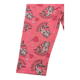 Losan Einfarbige Leggings mit rosa Einhorn-Prints für Baby-Mädchen