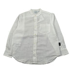 Aspesi Camicia Manica Lunga Tinta Unita Collo Coreano per Bambino S23009CLL0013 BIANCO ASPESI 
