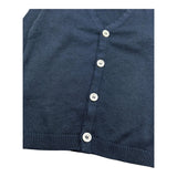 Emanuel Pris Cardigan Tinta Unita Scollo A V per Bambino ECA004R BLU EMANUEL PRIS 