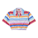 Missoni Crop Shirt Modell Halbarm Multicolor Multicolor für Mädchen
