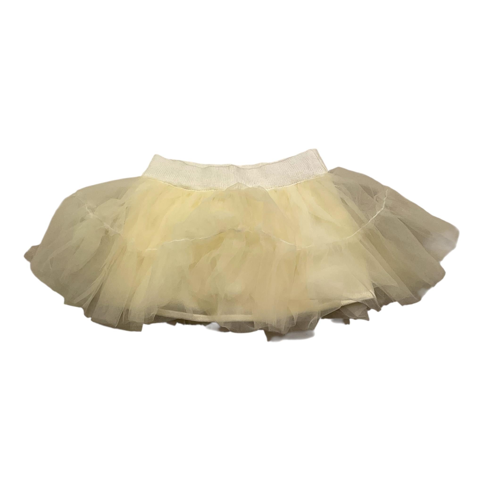 LIU JO gonna tinta unita in tulle Panna per Neonata HF4024 PANNA LIU JO 