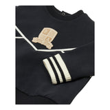EMPORIO ARMANI felpa girocollo tinta unita con stampa Blu per Bambino 6DHMJ7XJ BLU EMPORIO ARMANI 