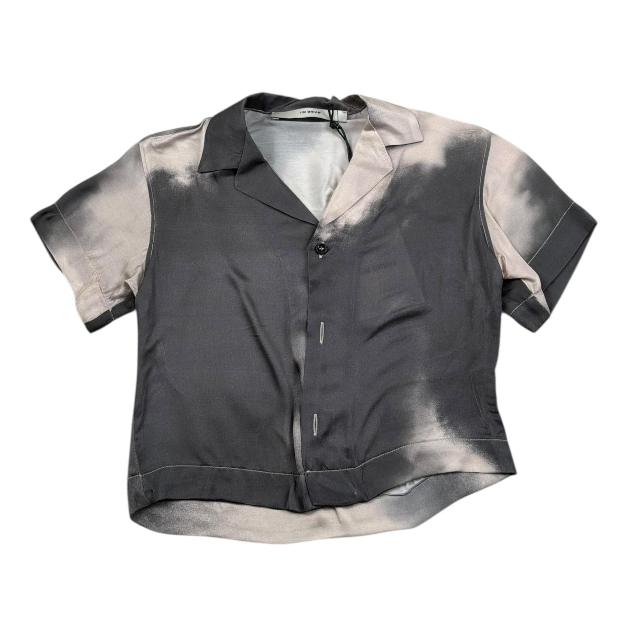 I'M Brian Camicia Mezza Manica Bicolore con Fantasia per Bambino CA3288J GRIGIO I'M BRIAN 