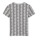 Lacoste T-Shirt Girocollo Tinta Unita con Fantasia per Bambino TJ8411 GRIGIO LACOSTE 