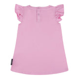 John Richmond Abito Girocollo Tinta Unita con Stampa per Bambina RIP25006VEJ ROSA JOHN RICHMOND 