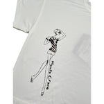 Manila Grace T-Shirt Girocollo Tinta Unita con Stampa per Bambina MG2616 PANNA MANILA GRACE 