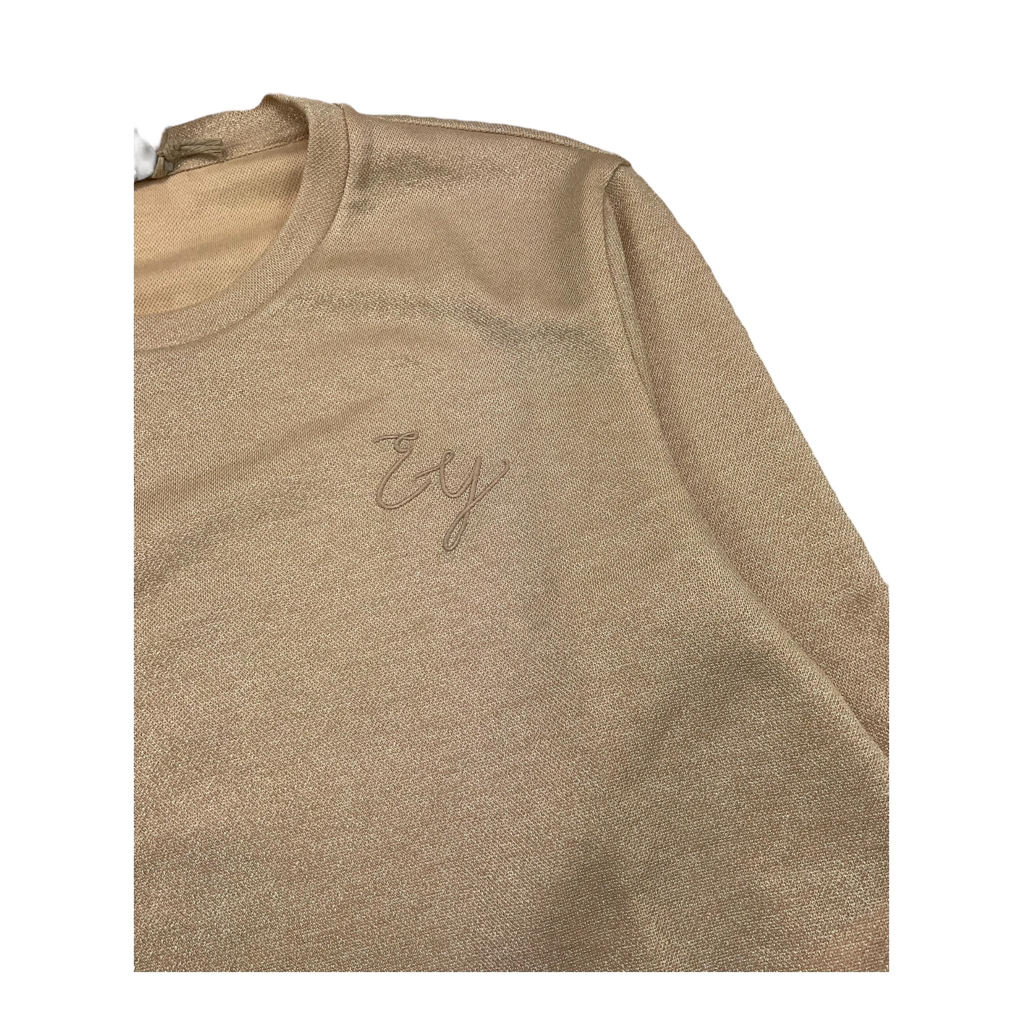 ELEVENTY shirt girocollo tinta unita  Oro per Bambina EV8A00 ORO ELEVENTY 