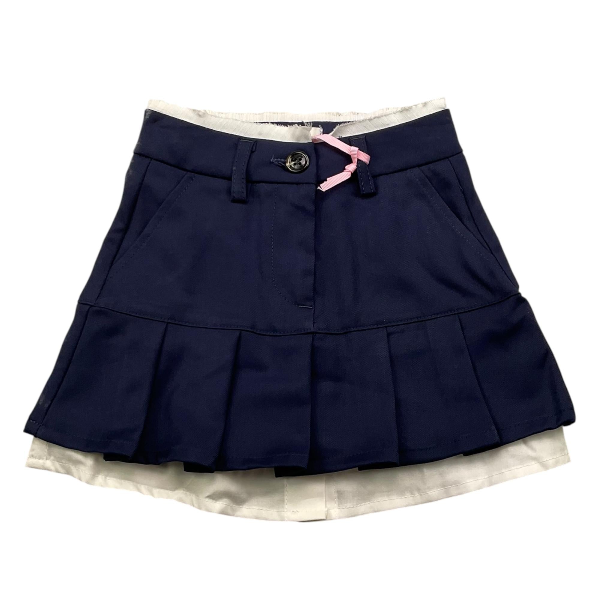 DROPSEASON2 gonna tinta unita cn girovita regolabile Blu per Neonata 3142G00140N BLU DROPSEASON2 