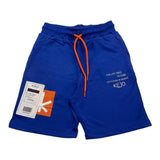Kejo Bermuda Einfarbig Elastische Taille Trainingsanzug Kobalt Für Jungen