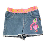 Billieblush Einfarbige Jeans-Shorts mit elastischer Taille Hellblau für Baby-Mädchen