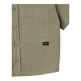 Aspesi Grünes Button-Down-Hemd mit halblangen Ärmeln für Mädchen