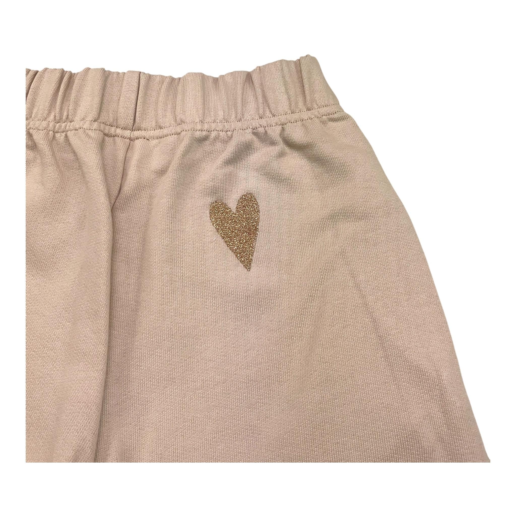 completo 2 pezzi felpa-pantalone tinta unita ZW4A30 BEIGE CAFFE' D'ORZO 