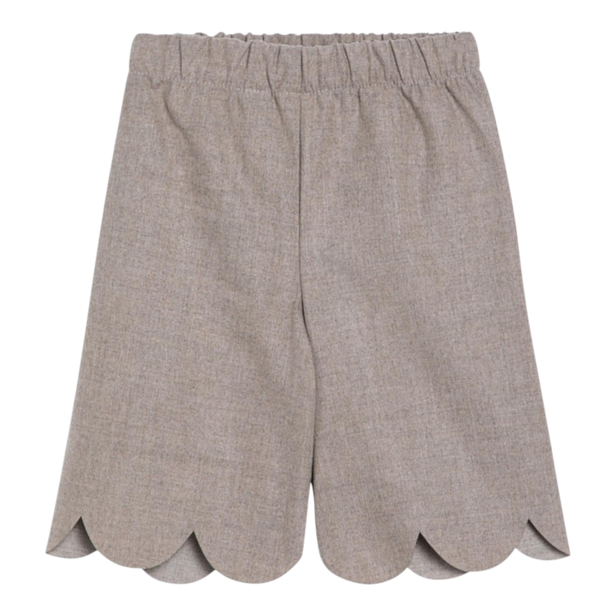 IL GUFO pantalone modello palazzo tinta unita con elastico in vita Beige per Neonata A24PL414W0003NX BEIGE IL GUFO 