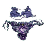 F**K Costume 2 Pezzi Triangolo-Mutandina  per Bambina FJ25G1H05TAX63 VIOLA F**K 