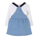 Tommy Hilfiger Completo 2 Pezzi Shirt-Abito per Neonata KN0KN01977 AZZURRO TOMMY HILFIGER 