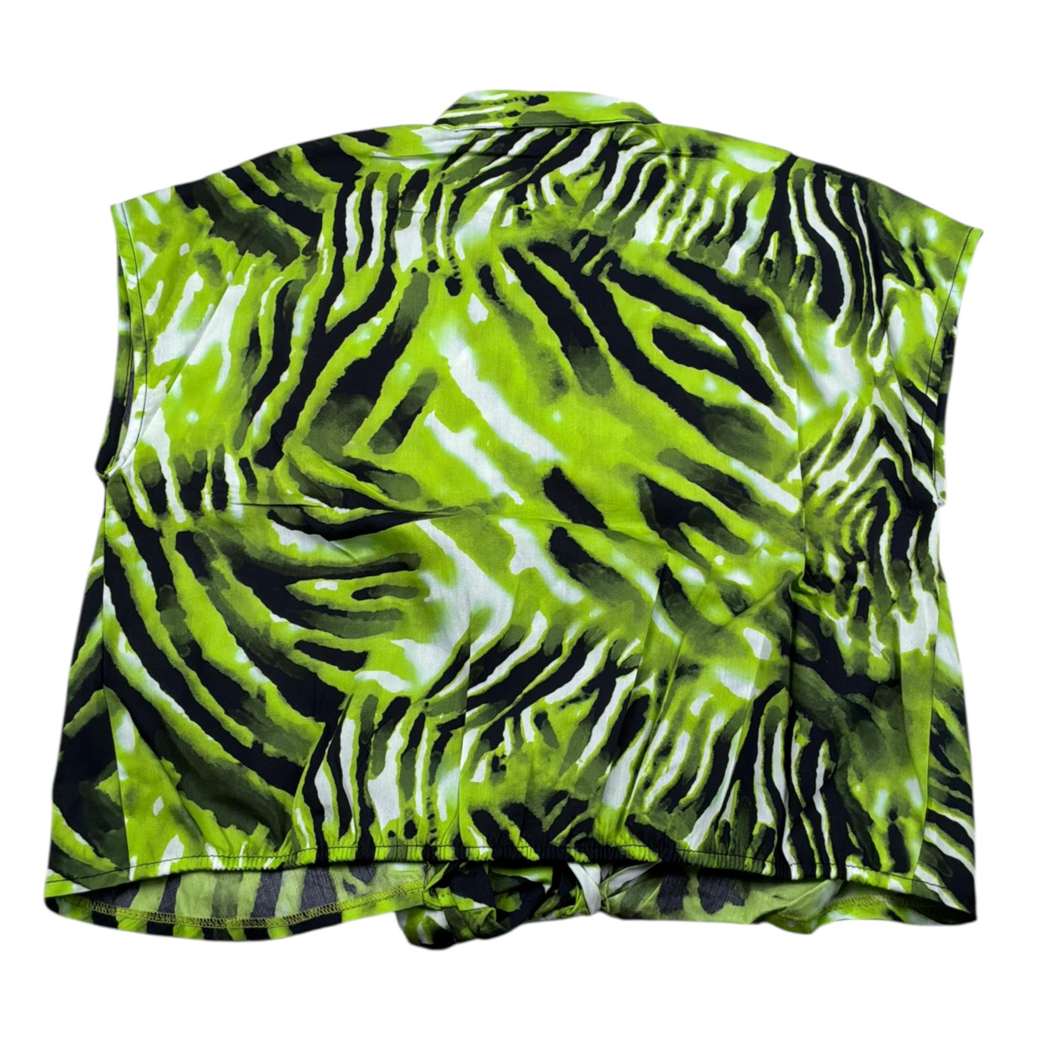 Gaelle Camicia Mezza Manica Sztampa Fantasia Verde per Bambina 2746C0706 VERDE GAELLE 