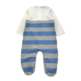 MAYORAL tutina tinta unita con fantasia a righe Bianco per Neonato 2675 BIANCO MAYORAL 