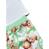 Mini Banda Completo 2 Pezzi T-Shirt-Bermuda per Neonato 3B639 BIANCO MINI BANDA 