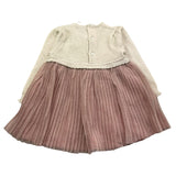 MAYORAL abito manica lunga con gonna in contrasto Rosa per Neonata 2906 ROSA MAYORAL 