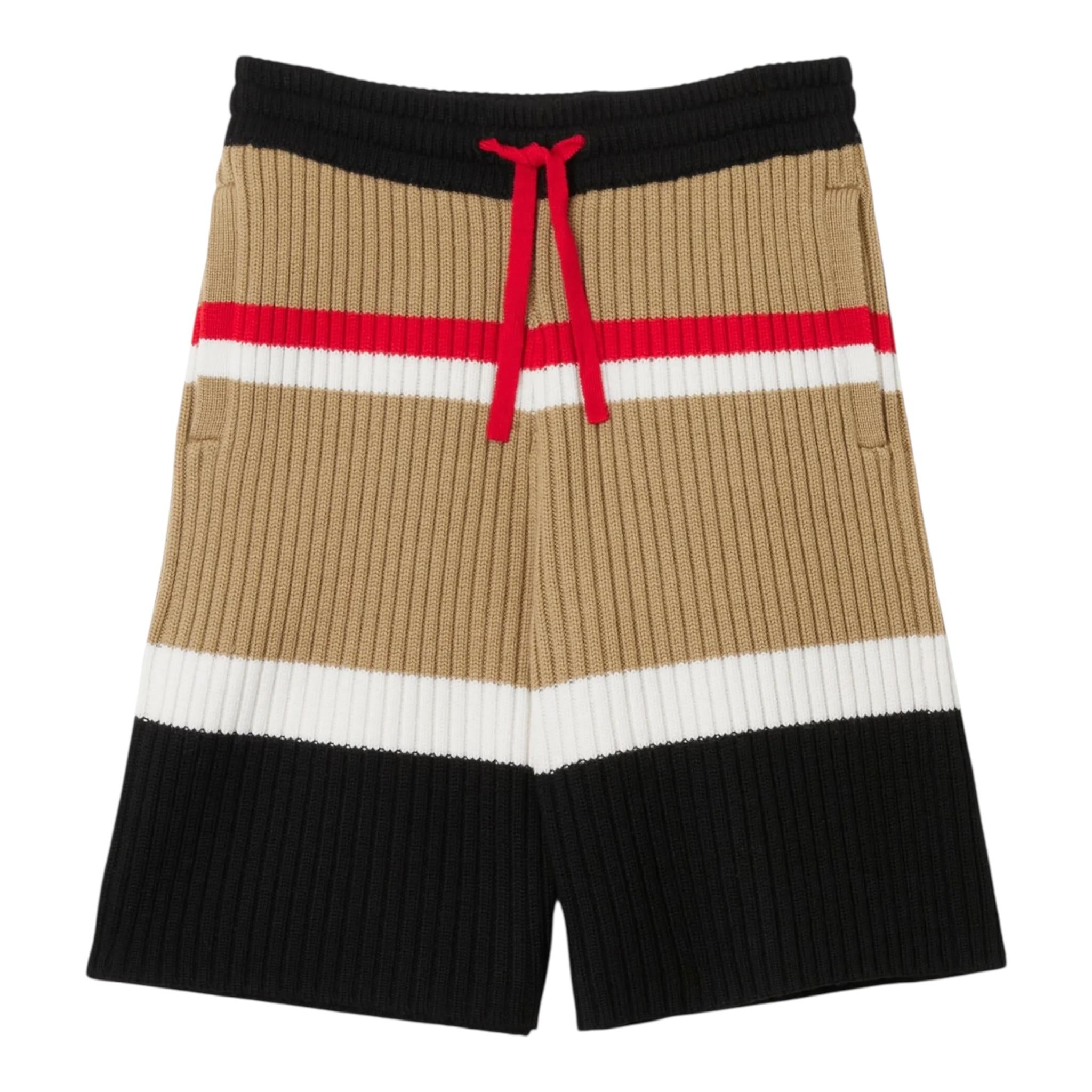 BURBERRY bermuda in maglia con elastico in vita Multicolor per Bambino 8065797 MULTICOLOR BURBERRY 