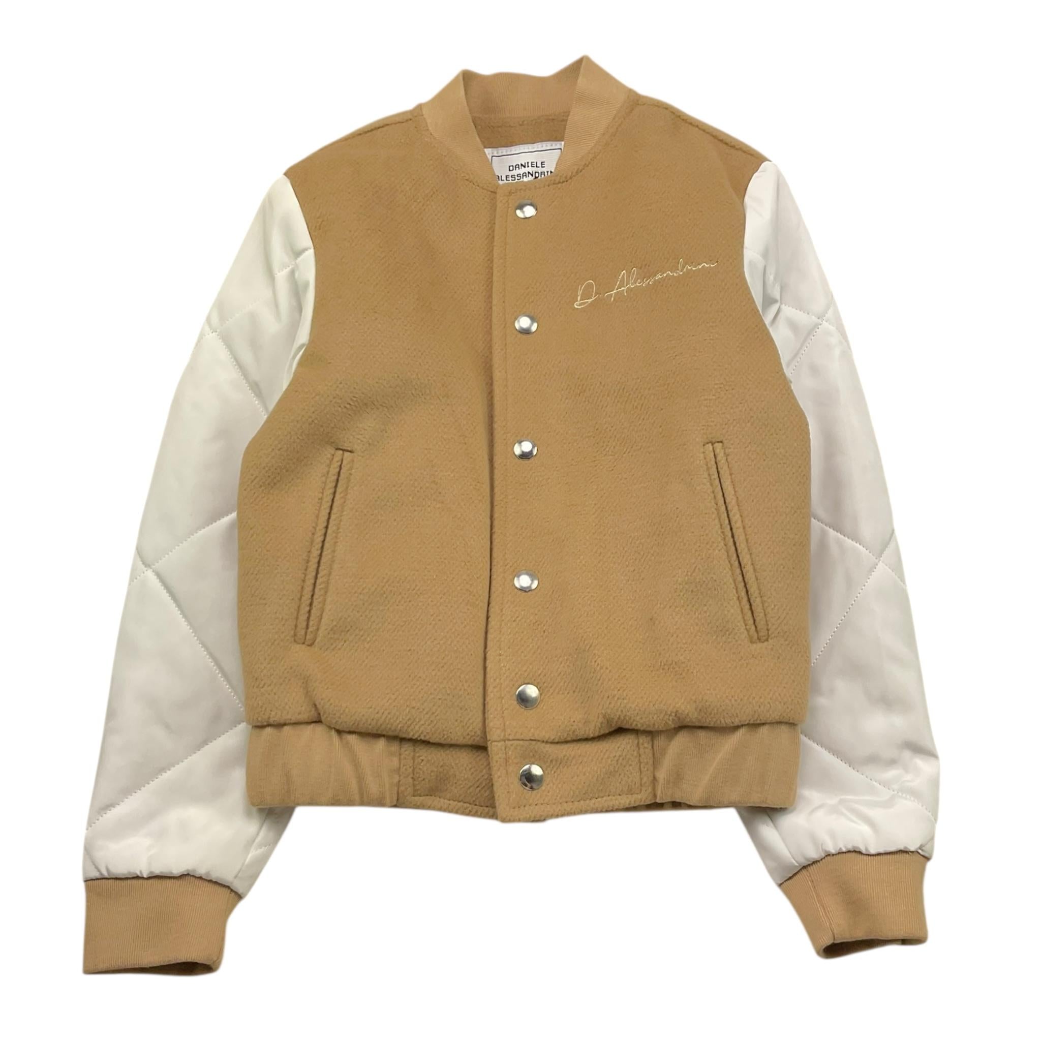 DANIELE ALESSANDRINI giubbino bicolore con bottoni Cammello per Bambino 1231O00001 CAMMELLO DANIELE ALESSANDRINI 