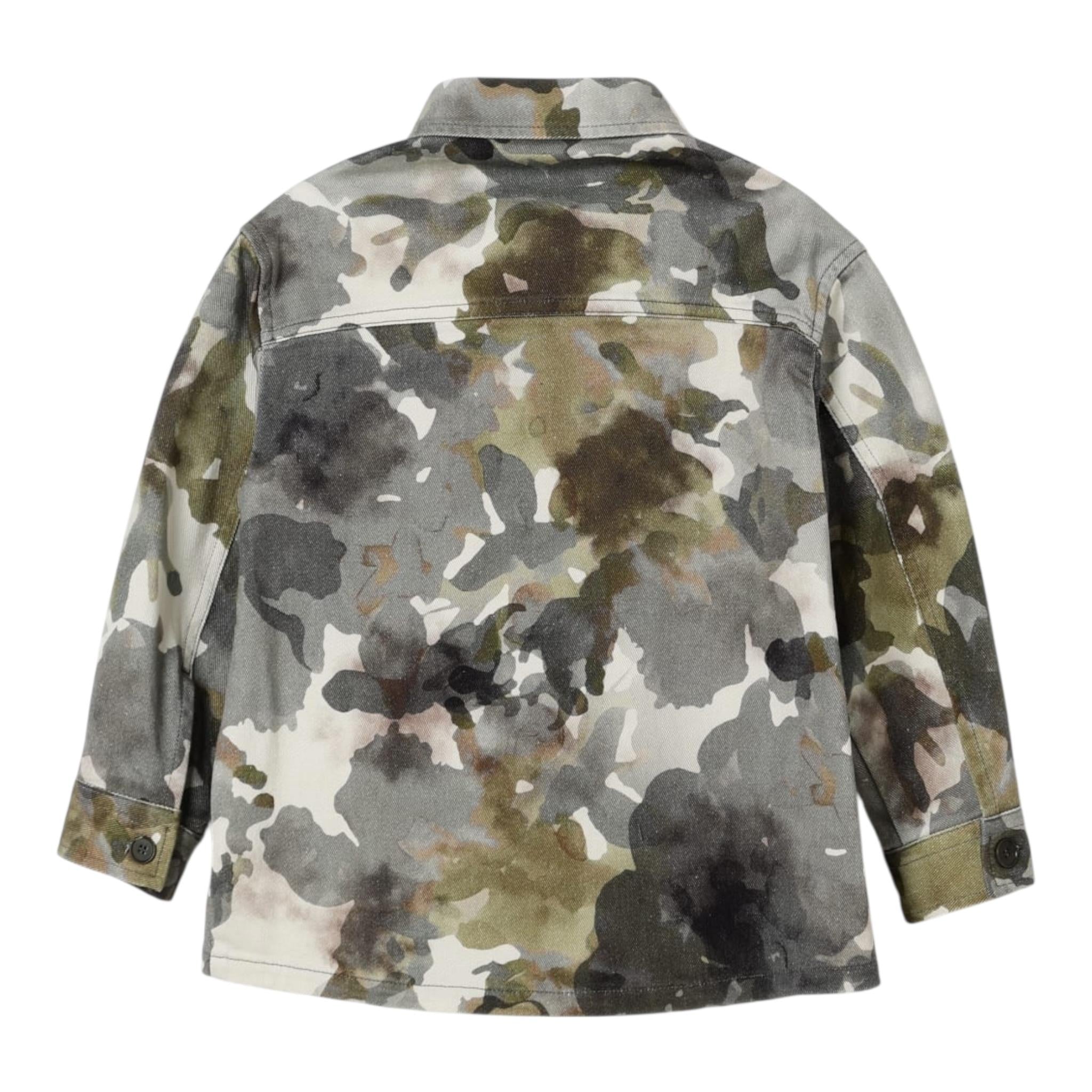 Il Gufo Giubbino In Denim con Fantasia Mimetica per Bambino P25GR176C4140 VERDE IL GUFO 