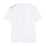 Karl Lagerfeld T-Shirt Girocollo Tinta Unita con Logo per Bambino Z30439J BIANCO KARL LAGERFELD 