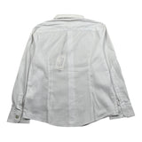 Daniele Alessandrini Camicia Manica Lunga tinta unita con Stampa Bianco per Neonato 1295C0905X BIANCO DANIELE ALESSANDRINI 