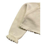 GRANLEI coprispalle tinta unita con trafori Panna per Neonata 224208 PANNA GRANLEI 